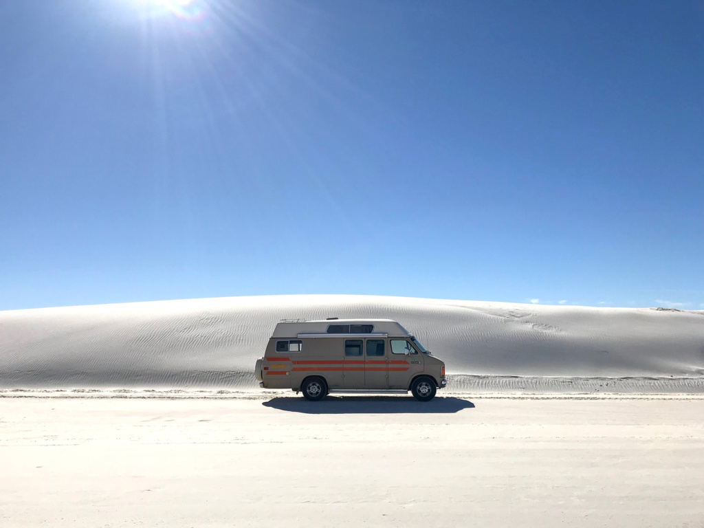 Generic Van Life - New Mexico White Sands Monument