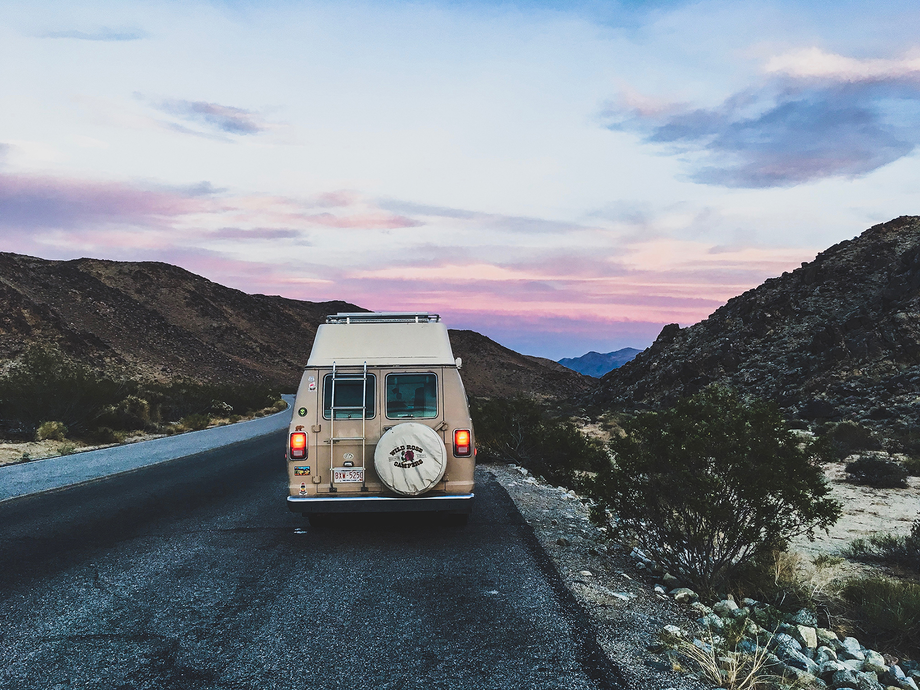 Generic Van Life - Southern California Pastel Sunset