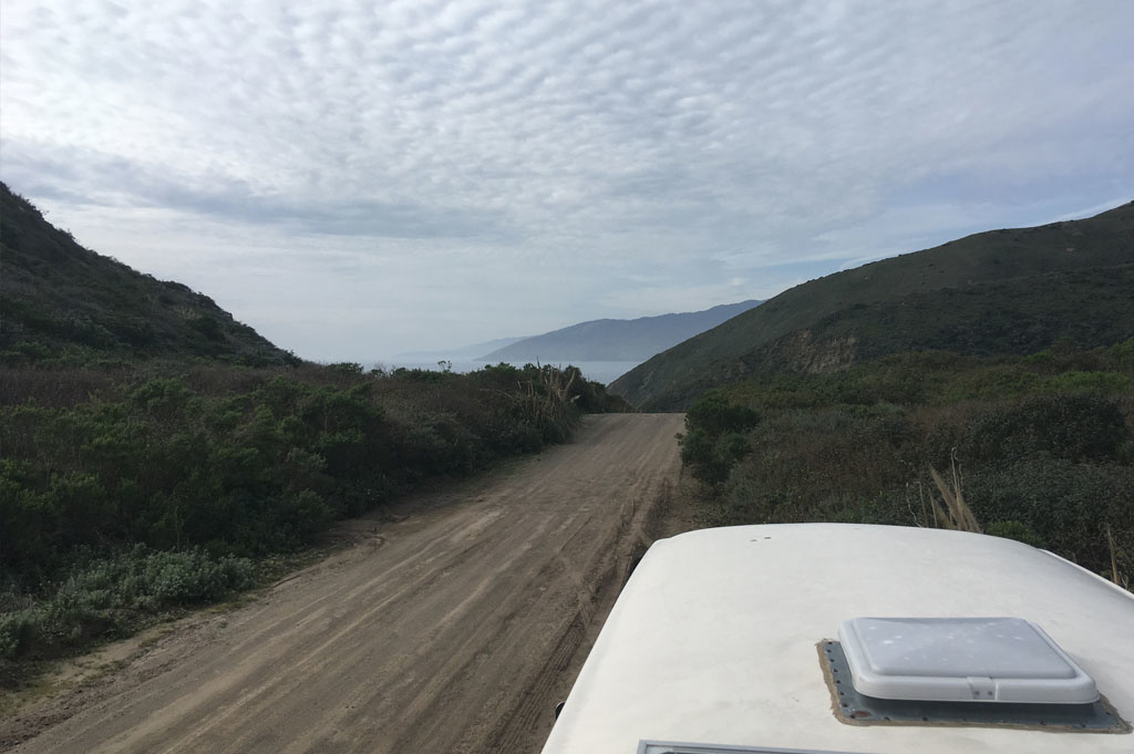 Free Camping in Big Sur Los Burros Road Generic Van Life