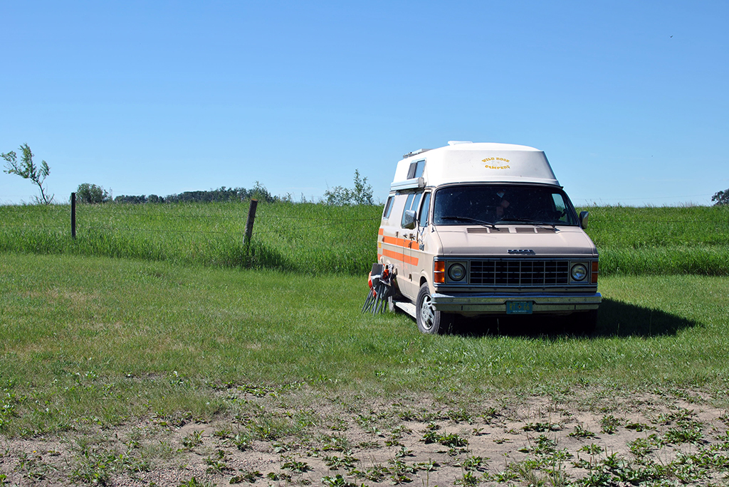 Generic-Van-Life-Camping-Spot-Elstow-Rest-Area-Saskatchewan-Van
