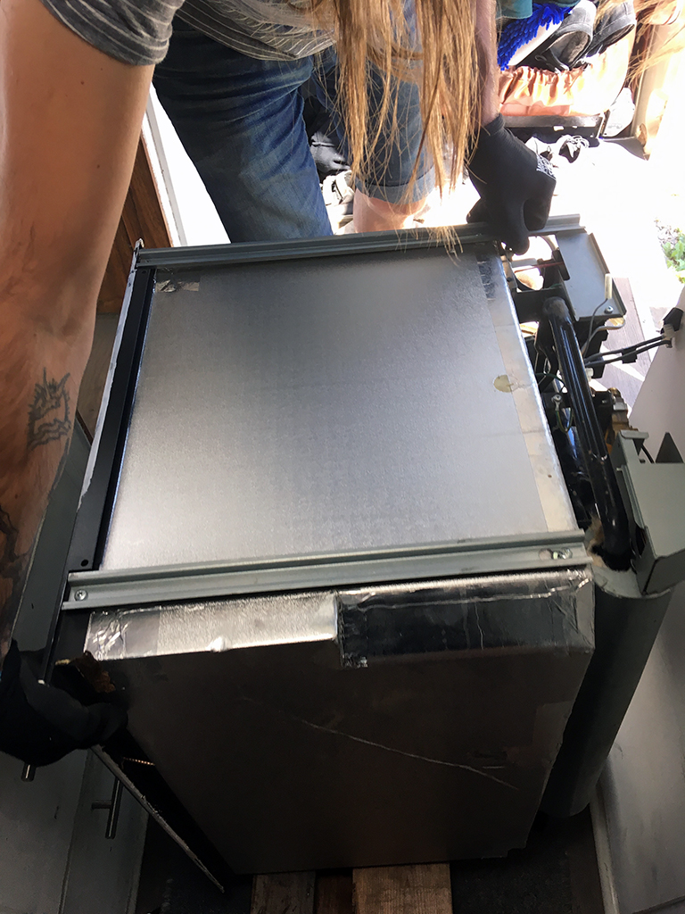 Generic Van Life-RV Fridge Troubleshooting-Upside Down Fridge