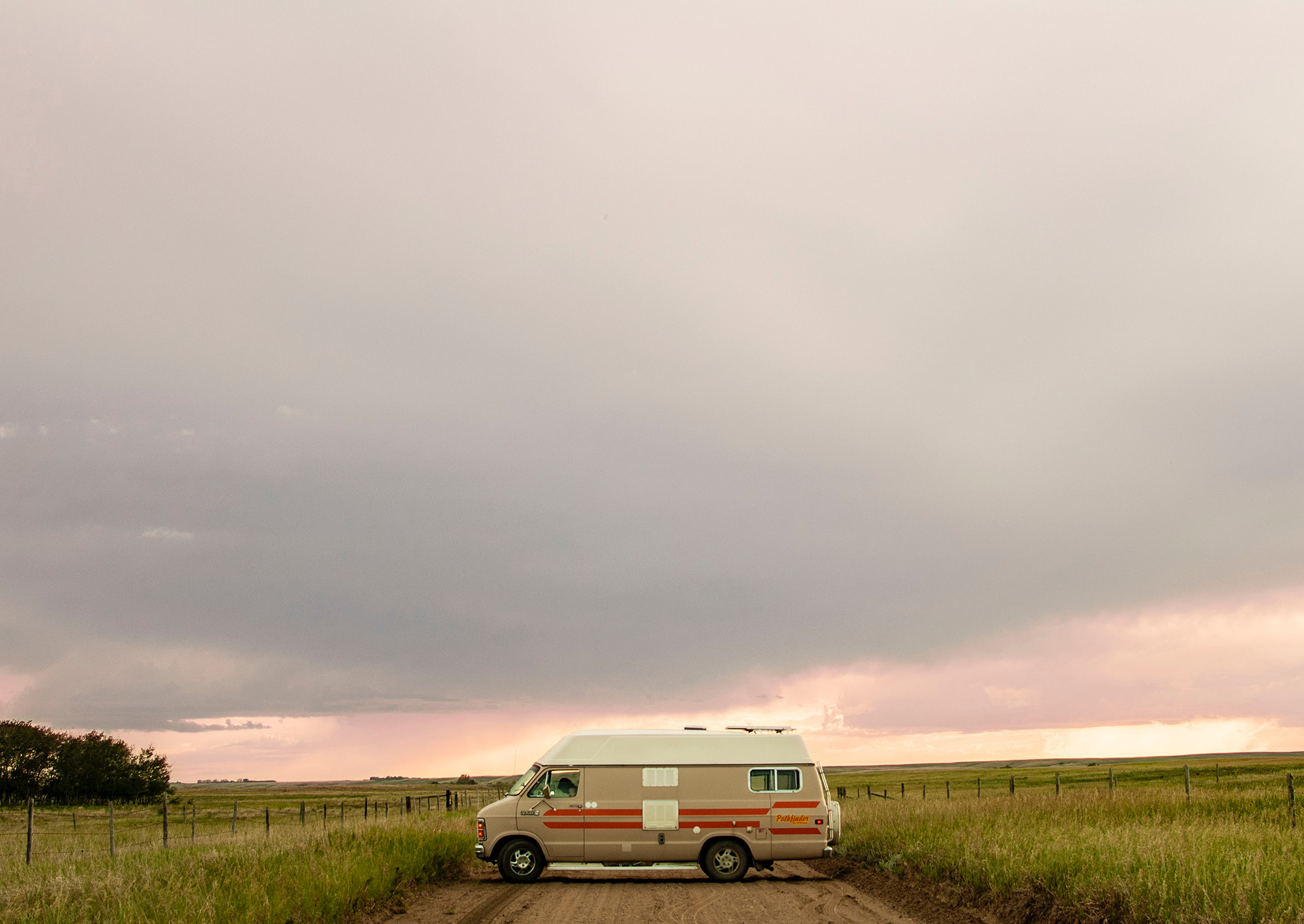 Generic Van Life - Saskatchewan Colourful Sky