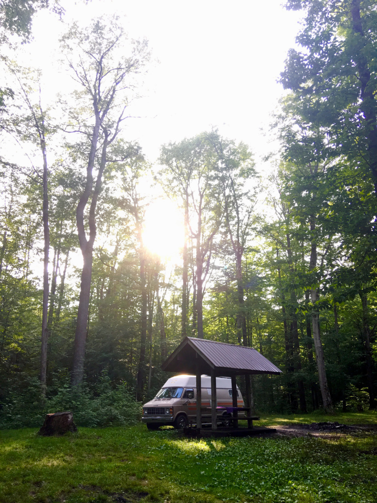 Generic Van Life - Great Lakes New York North Harmony State Forest