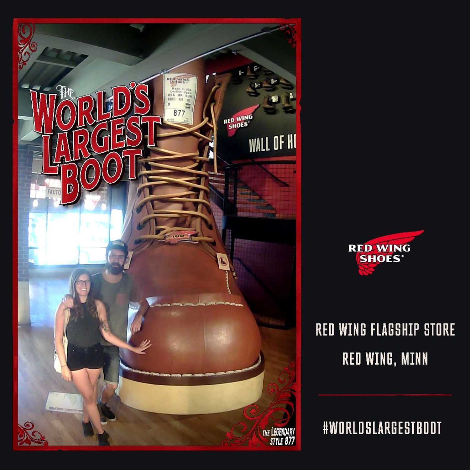 Generic Van Life - Minnesota Red Wing Giant Boot
