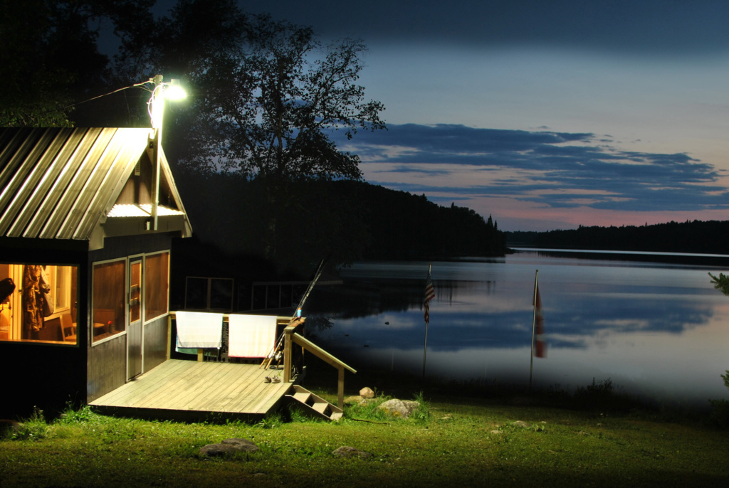 Generic Van Life - Northern Ontario Ghost River Lodge Night