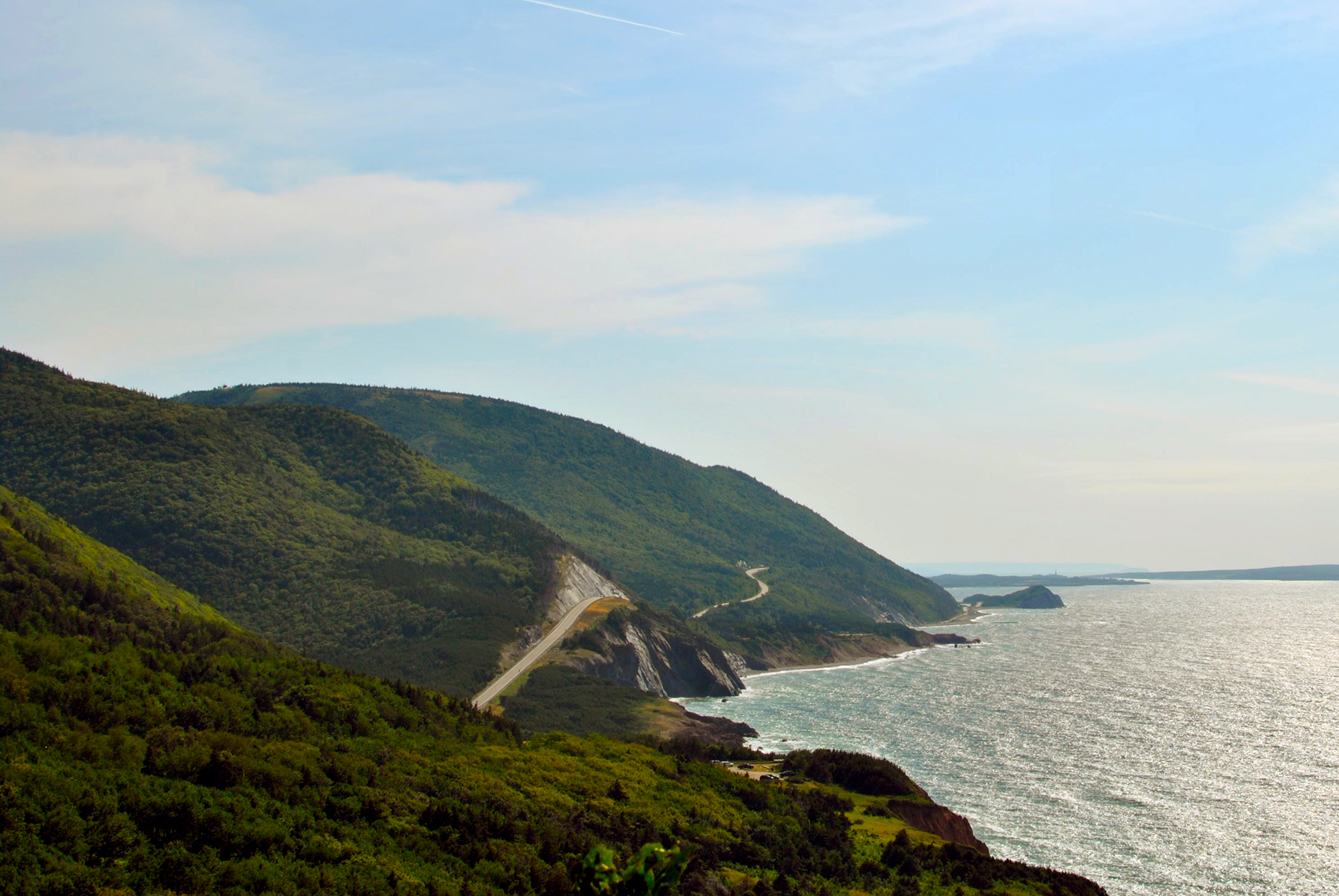Generic Van Life Cape Breton Highlands Road