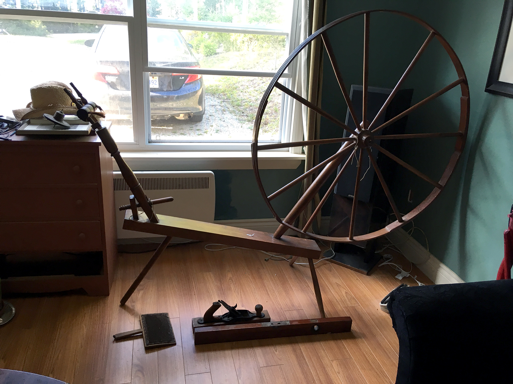 Generic Van Life - Mainland Nova Scotia Antique Spinning Wheel