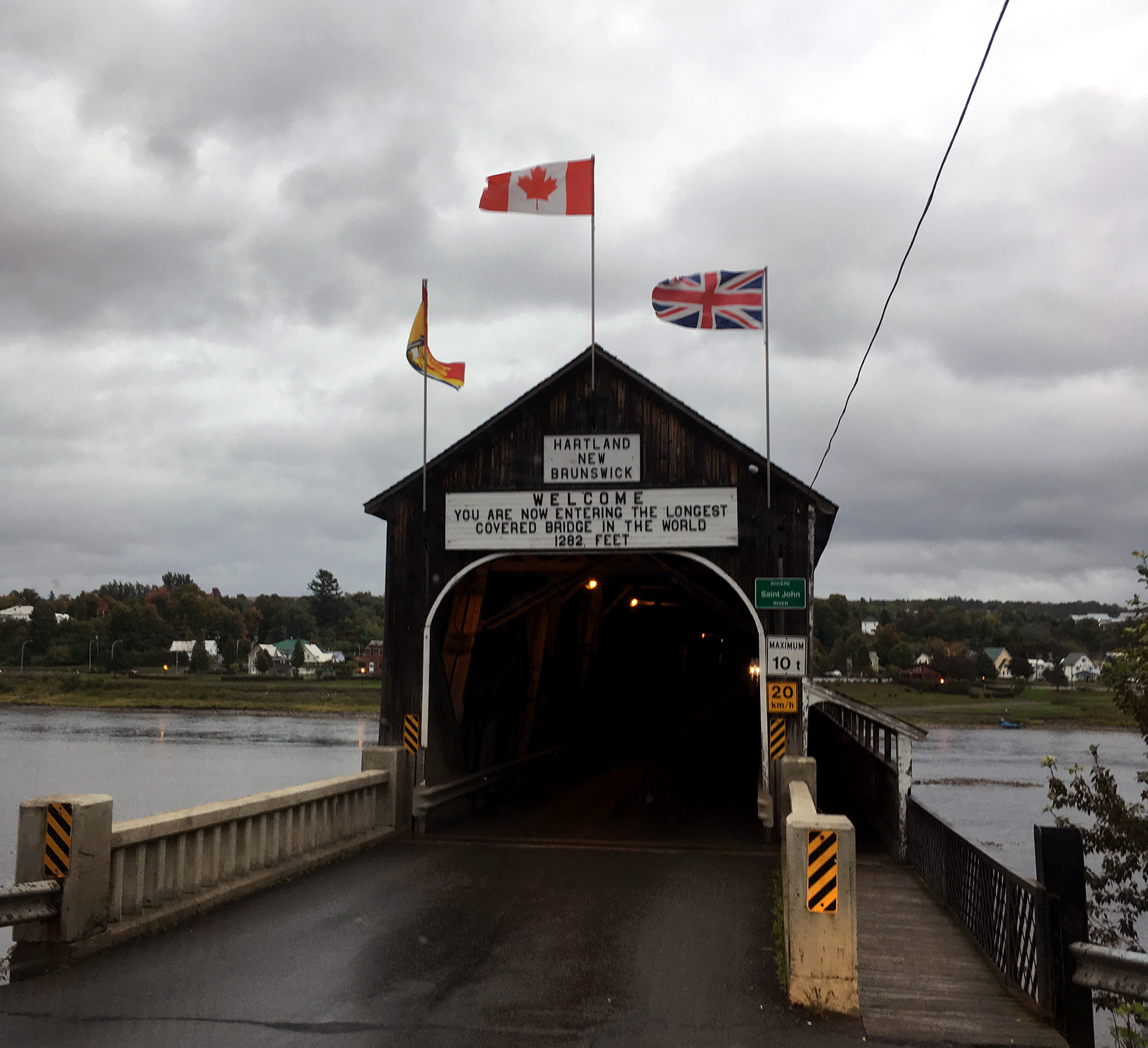 Generic Van Life New Brunswick Part II Hartland Bridge