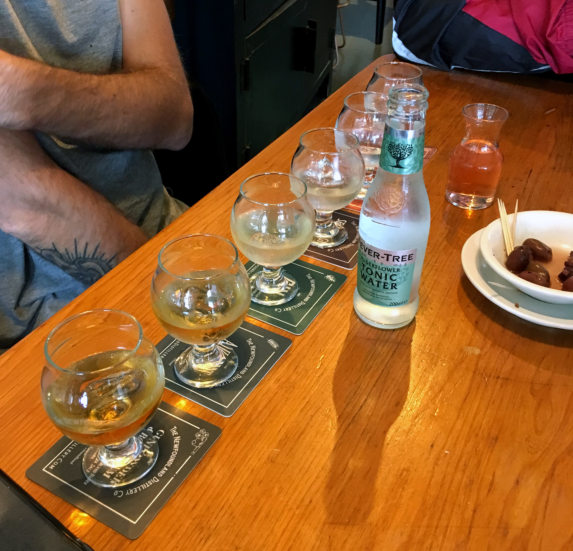 Generic Van Life Newfoundland Distillery Tasting