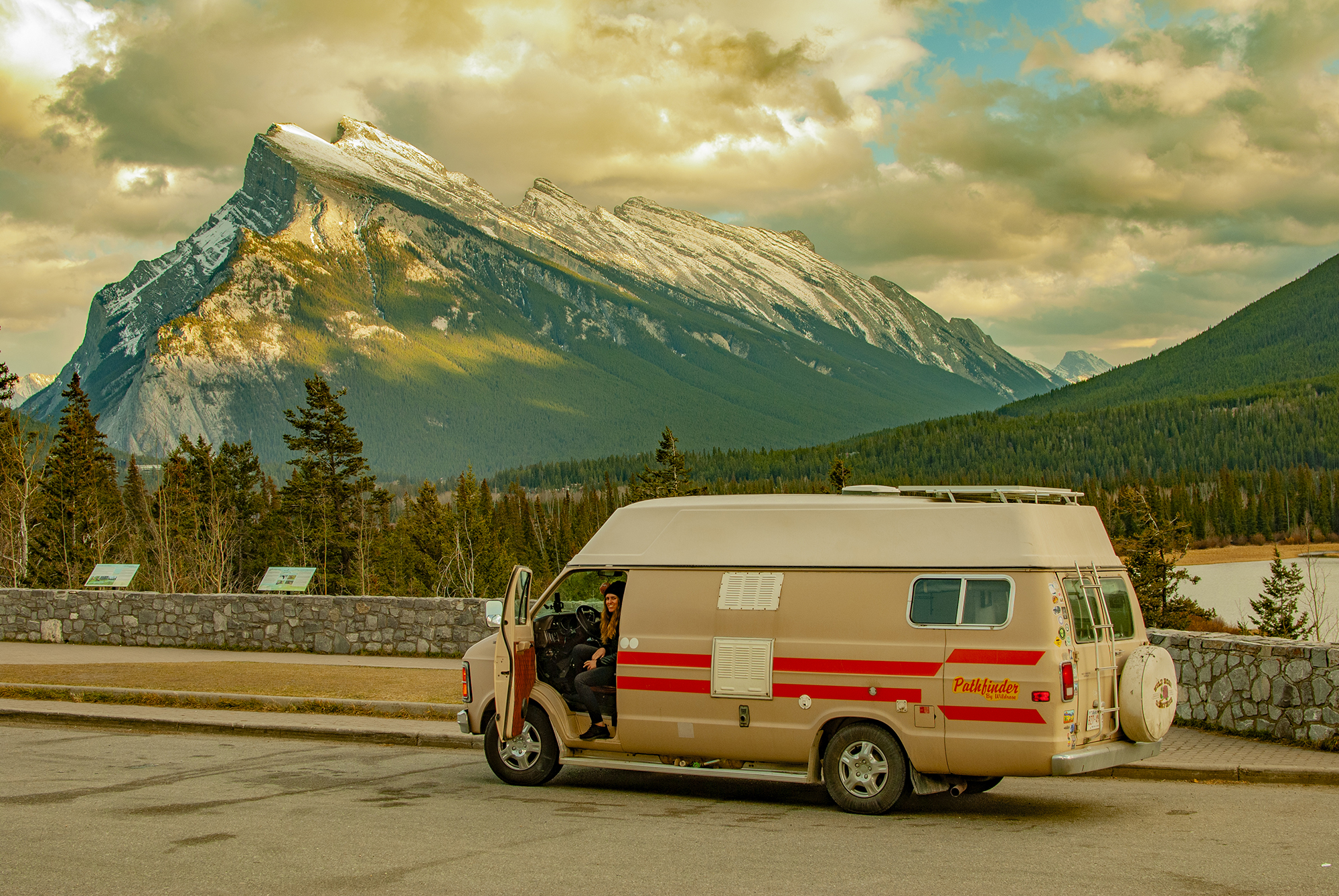 Generic Van Life - Banff Canmore Mt Rundle