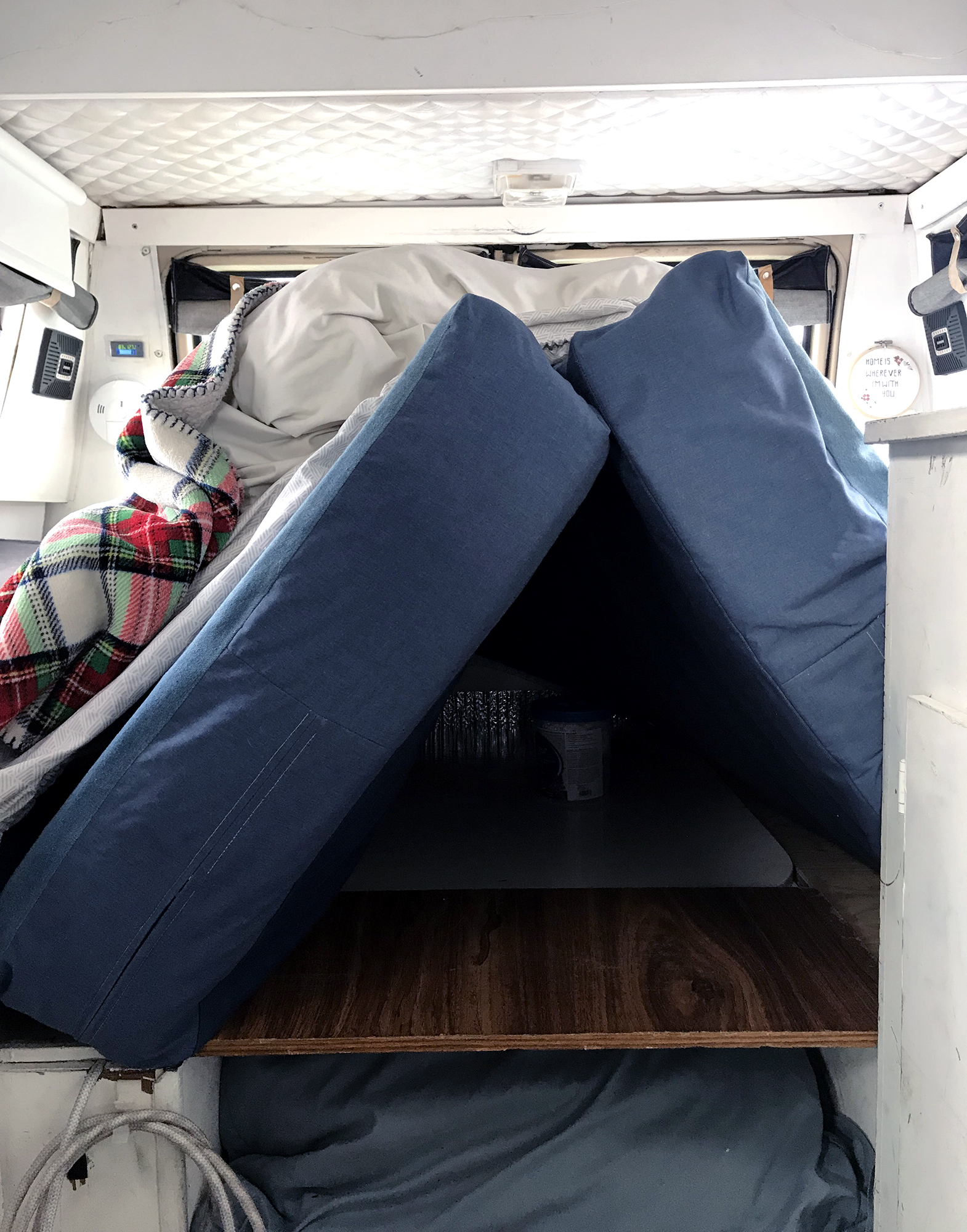 Generic Van Life - What Would We Change - Tented Cushions