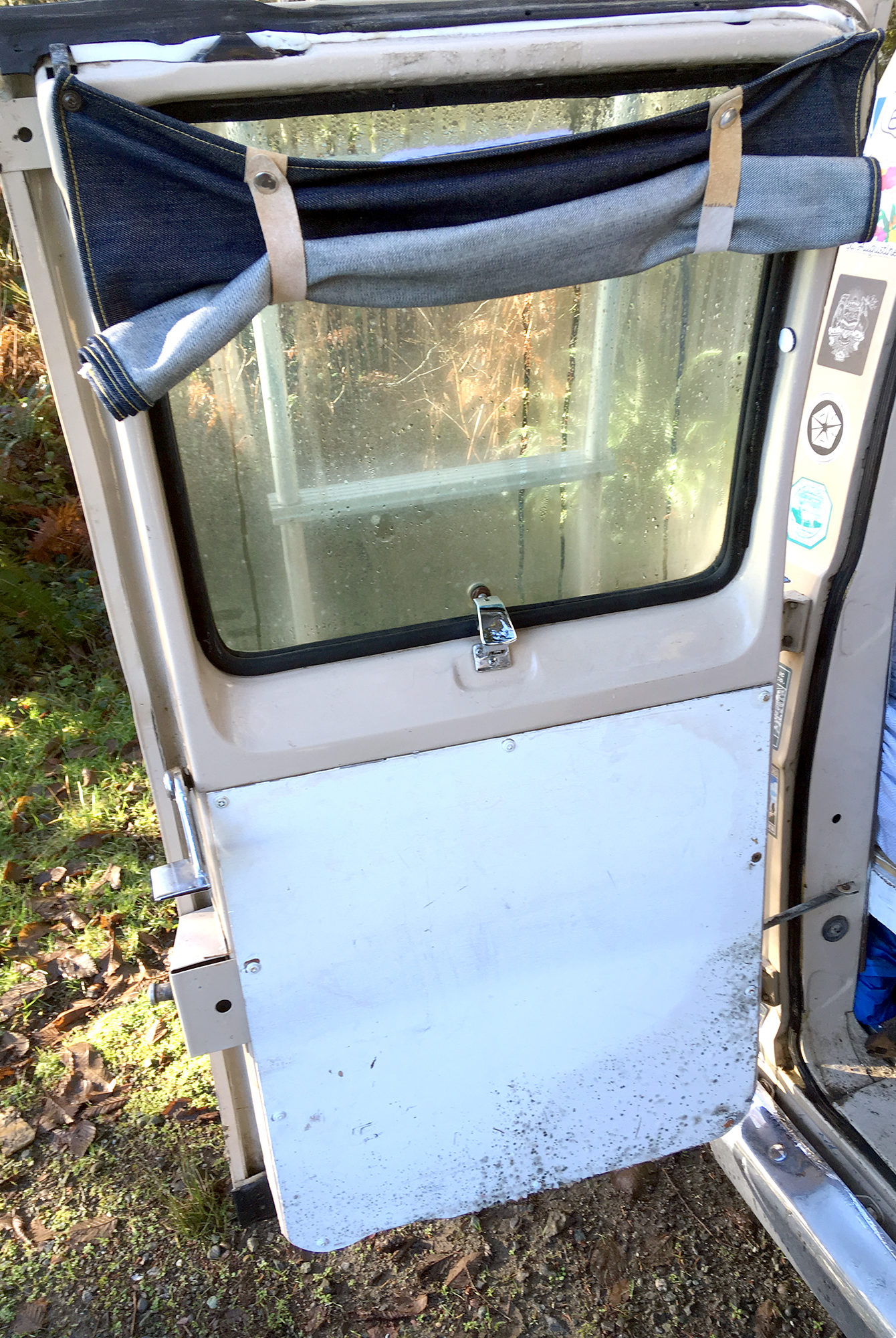 Generic Van Life - Winterization Tips for Vanlife Part II - Gnarly Mould Mildew Door