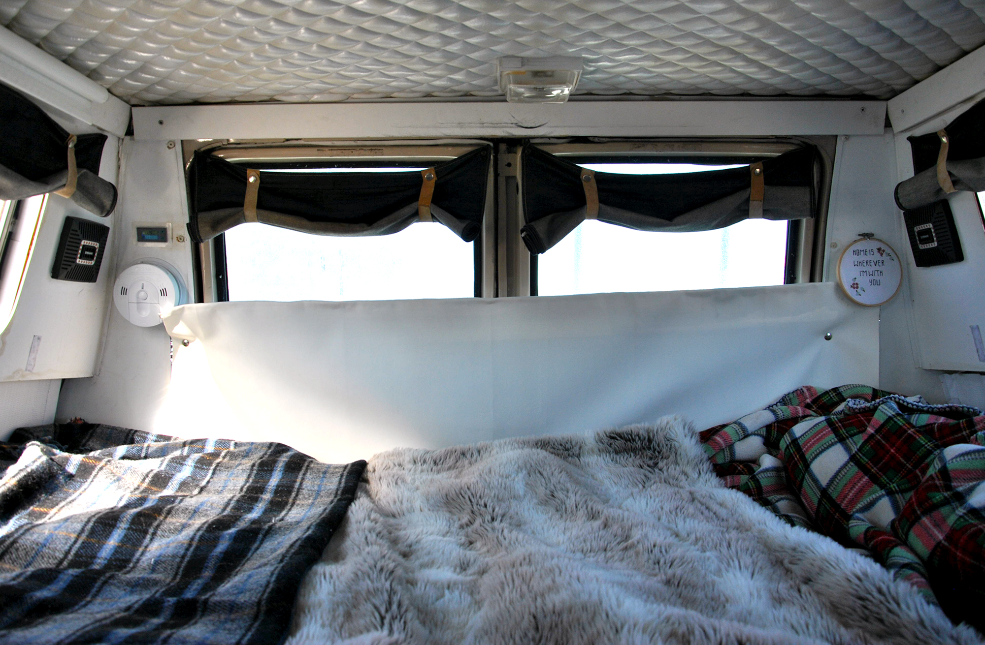 Generic Van Life - Winterization Tips for Vanlife Part II - Reflectix Wall