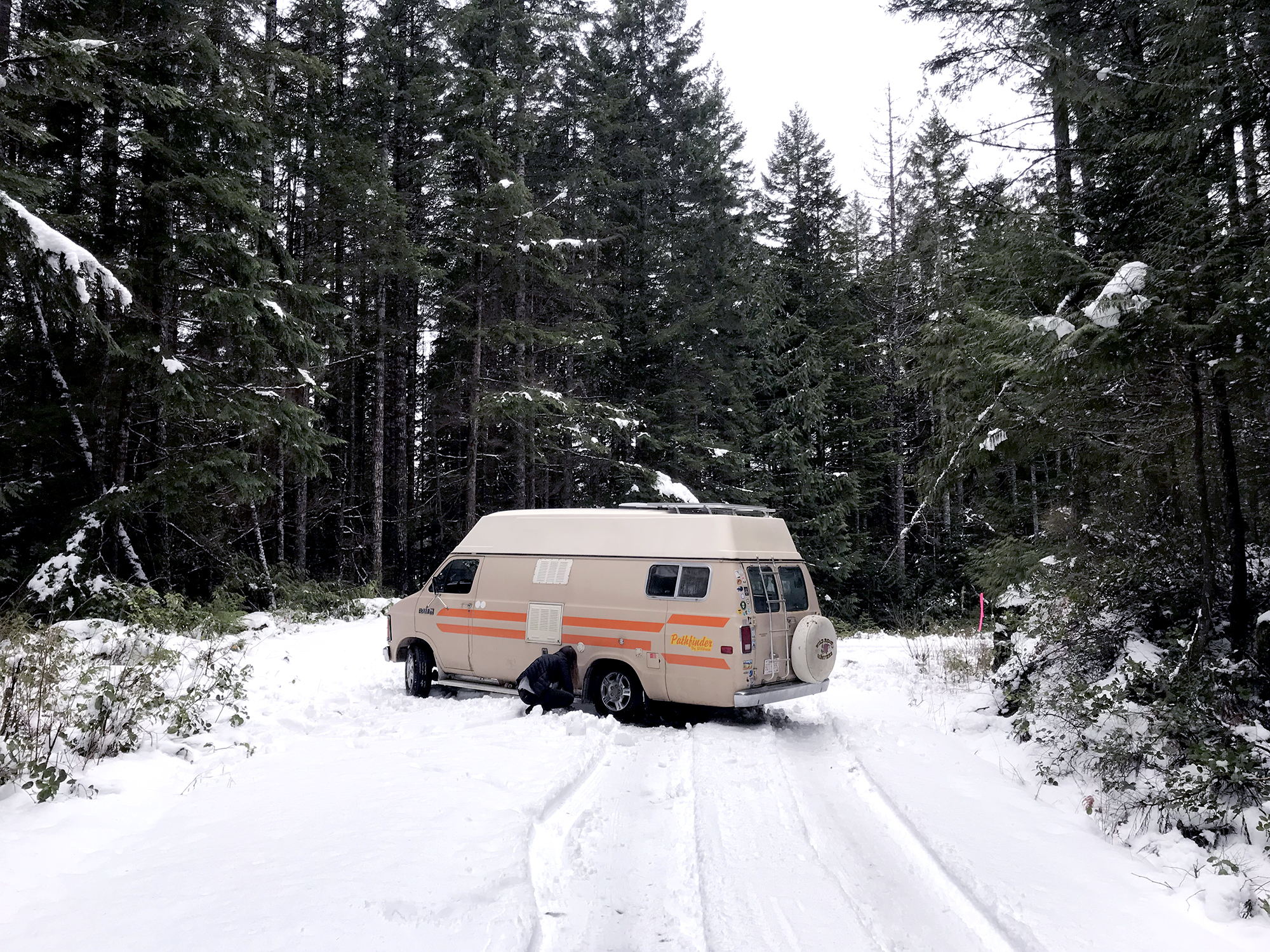 Generic Van Life - Winterization Tips for Vanlife Part II - Stuck in the Snow