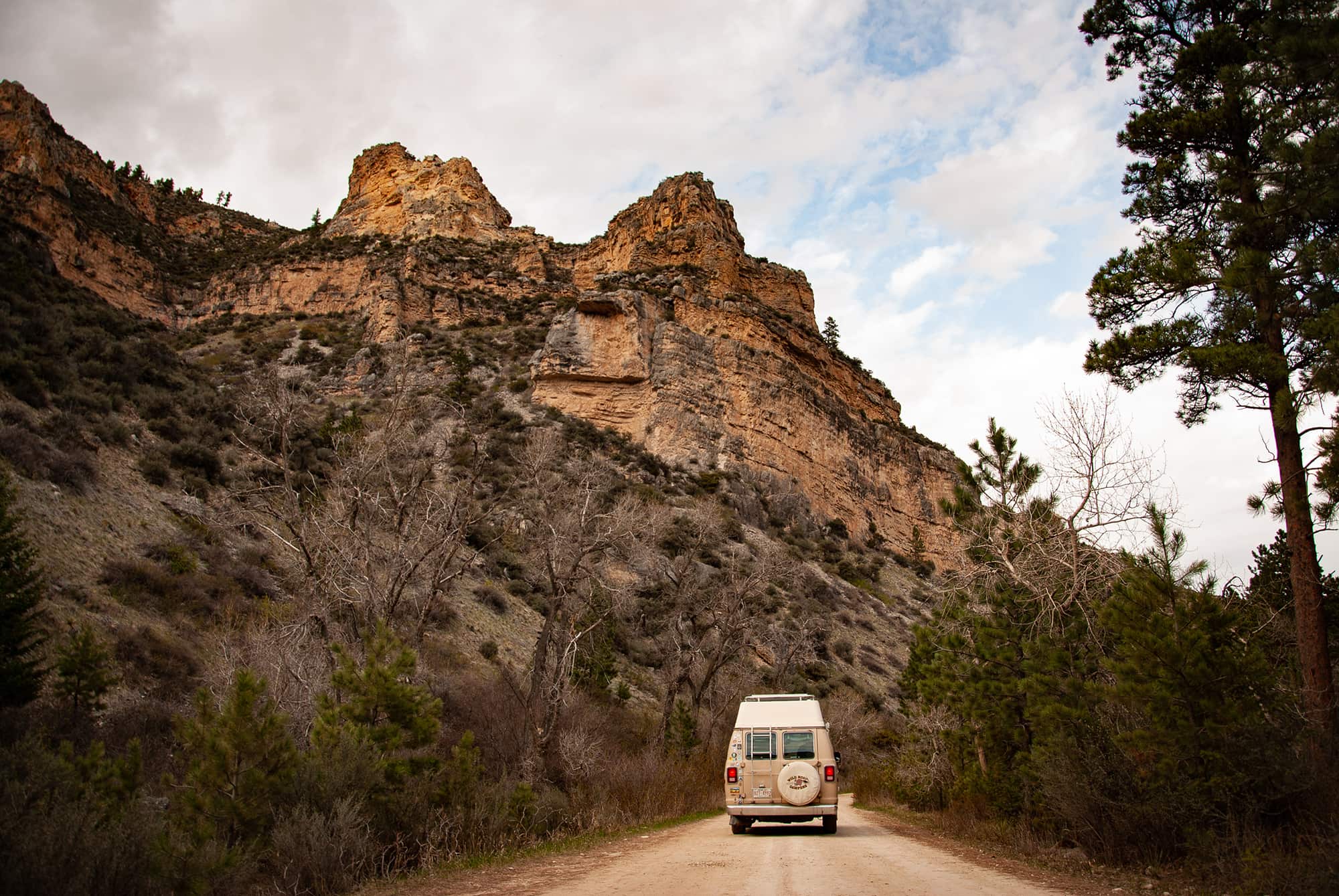 Generic Van Life - Dippin Back Down to the USA - Tongue River Canyon