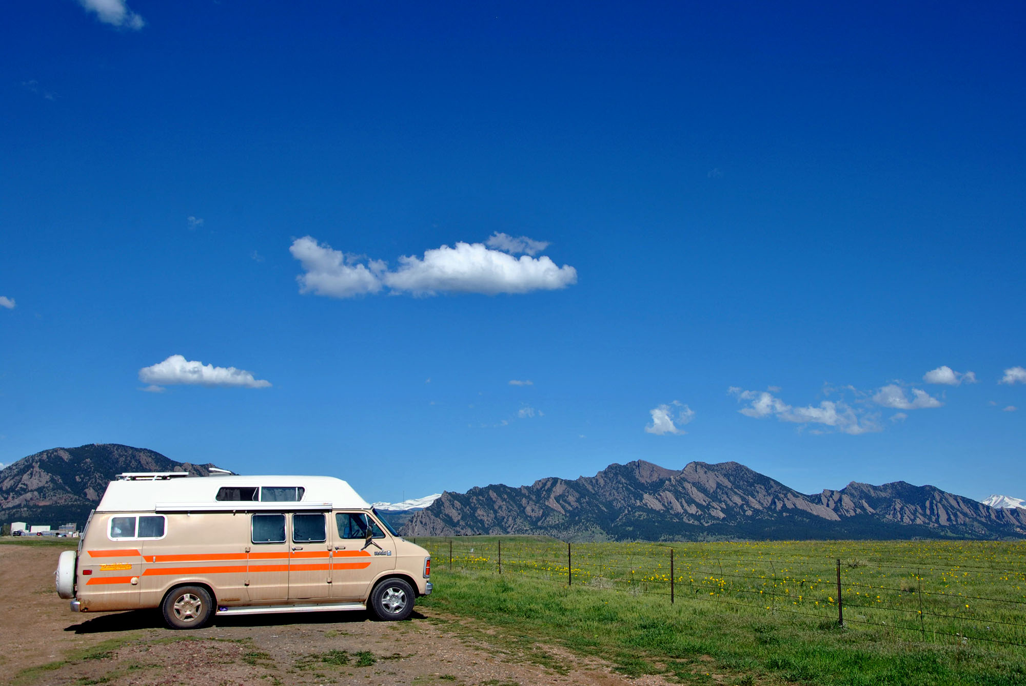 Generic Van Life - Getting Rocky Mountain Fresh in Colorful Colorado - Boulder Flatirons