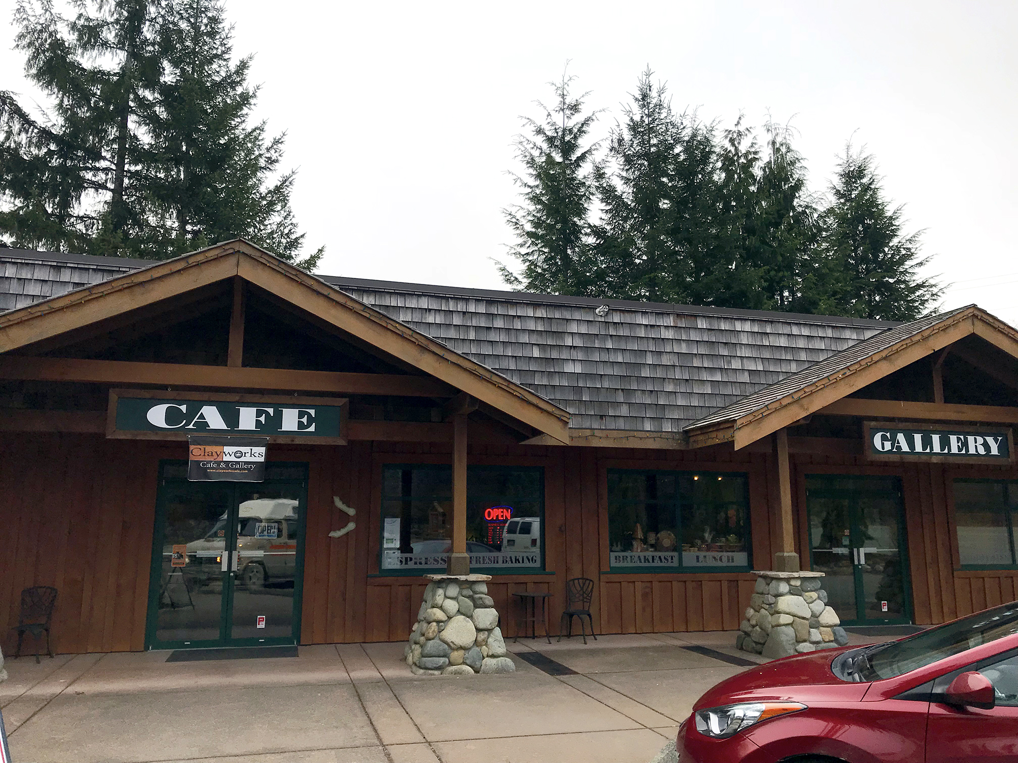 Generic Van Life - The Ultimate Vancouver Island Road Trip - Gold River Clayworks Cafe